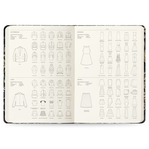 V&A Chanel A4 fashion illustration sketchbook